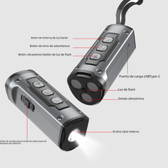 Ultrasonic Dog Repeller & Bark Deterrent with Flashlight