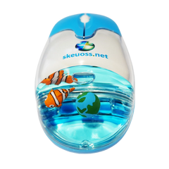 Skeuoss Frutiger Aero Aqua Liquid Mouse - Clear Blue
