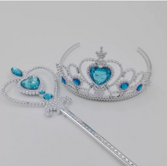 Crown Magic Wand and Children's Headband Set