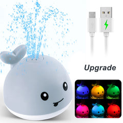 Dinosaur Bath Toys with Automatic Water Spray & Light