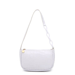 Crocodile Design Women's Shoulder Handbag and Bag
