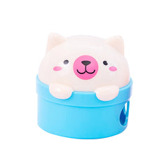Cartoon Mini Bear Double Hole Pencil Sharpener