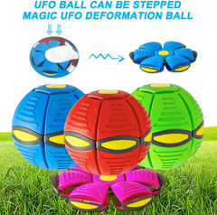 Magic UFO Flying Disc Ball Dog Toy with LED Lights