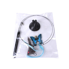Interactive Cat Teaser Toy with Suction Cup Base | Stimulating Play & Exercise