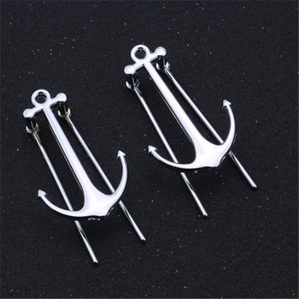 Anchor and Steering Wheel Metal Bookmarks Set