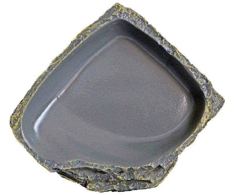 Corner Reptile Feeding & Water Dish – Terrarium Bowl for Bearded Dragons, Geckos, Tortoises & More