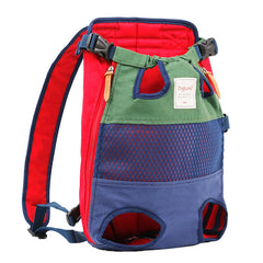 Breathable Mesh Pet Backpack | Travel & Hiking Carrier for Dogs & Cats