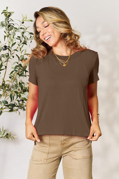 Essential Round-Neck Short Sleeve Top