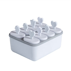 DIY Popsicle Mold Box with Handle and 8 Grids