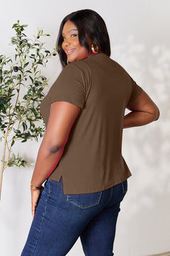 Essential Round-Neck Short Sleeve Top