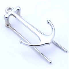 Anchor and Steering Wheel Metal Bookmarks Set