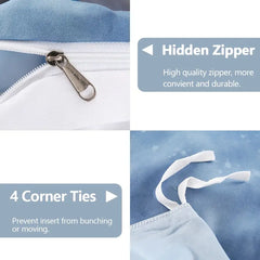3pcs Arctic Wolf Dreamcatcher Bedding Duvet Cover Set