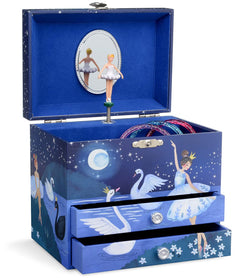 Magical Swan Lake Ballerina Jewelry Music Box — Timeless Keepsake for Little Dancers