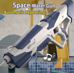 Space Water Gun Toy – Kids Outdoor Squirt Gun | USB Rechargeable | Blue & Pink