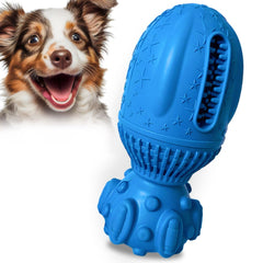 BYMALL Rubber Squeaky Dog Chew Toy – Bacon-Flavored, Indestructible for Large & Medium Aggressive Chewers
