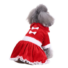 Funny Christmas Dog Outfit – Festive Holiday Pet Costume | Sizes S–XL (Red)