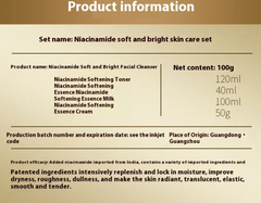 Nicotinamide Brightening Skincare Set with Niacinamide & Vitamin B3