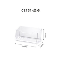 Acrylic Business Card Holder with Creative Design