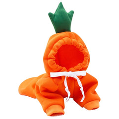 Plush Polyester Dog Hoodie for Small Breeds - Autumn & Winter
