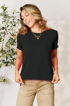 Essential Round-Neck Short Sleeve Top