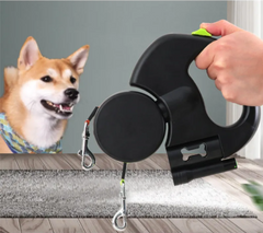 Retractable Double Dog Leash | Dual-Line Telescopic Leash for Two Dogs