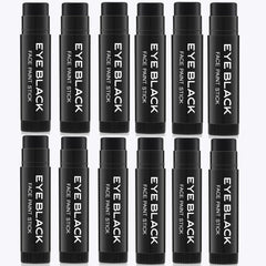 Wismee Eye Black Stick 12-Pack – Anti-Glare Sports Grease for Football, Baseball & More