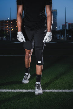 Mid-Length Padded Knee Sleeve - Black