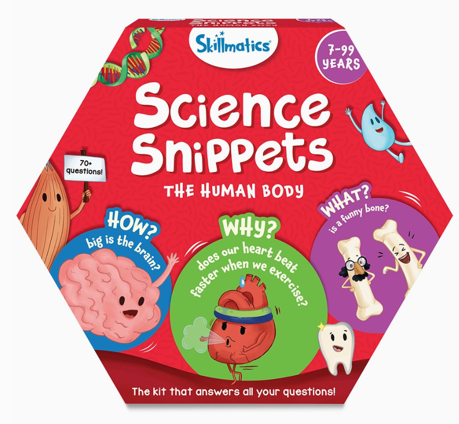 Skillmatics Flash Cards - Science Snippets the Human Body